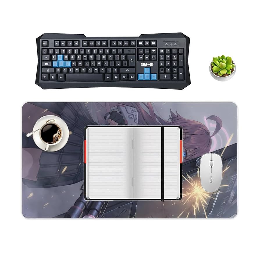 Amazon.co.jp: マウスパッド ゲーミングマウスパッド ブルー