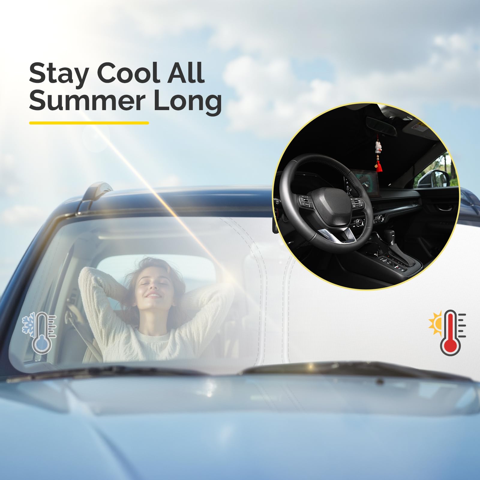 Amazon.co.jp: 車用フロントガラスサンシェード 2020 2021 2022 2023