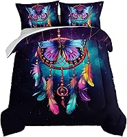 Vista 36 de HOSIMA - Juego de edredón individual de microfibra suave negro con 2 fundas de almohada, juego de ropa de cama individual a rayas con bandera