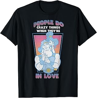 Disney Hercules Valentine's Day Vintage Megara In Love T-Shirt