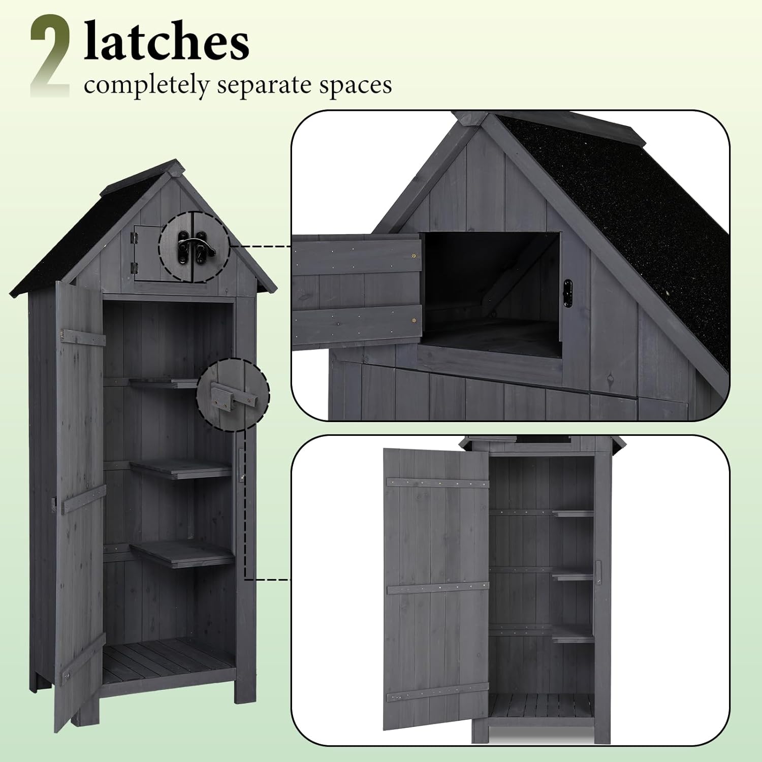 Close-up of the black asphalt felt roof with water droplets, demonstrating its waterproof quality