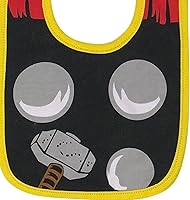 Vista 6 de Marvel Avengers Hulk Spider Man Thor Iron Man Capitán América, paquete de 6 baberos, talla única