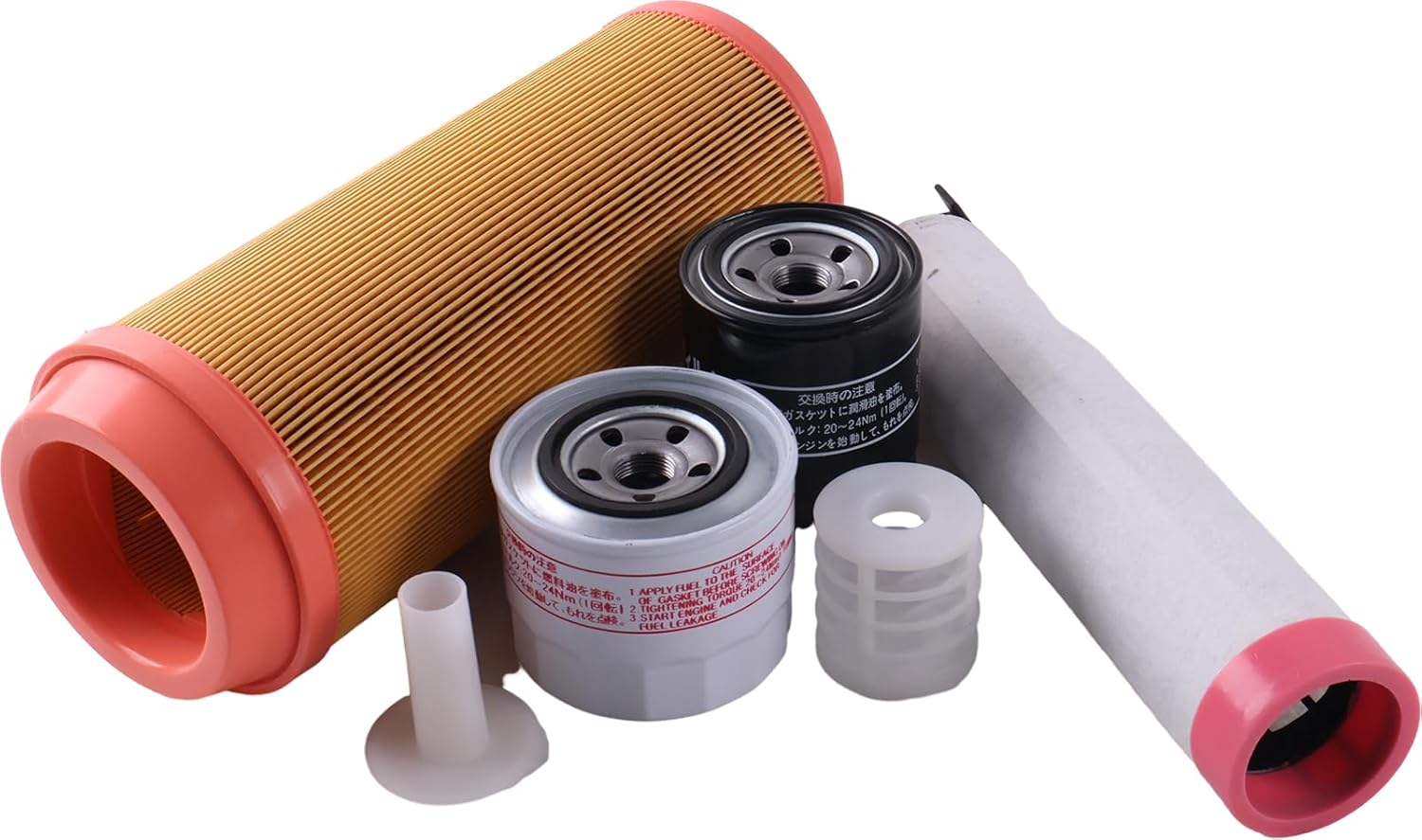 Solarhome Filter Kit 11900535100 Y11980255710 11980255800 1911112001 1911112003 Compatible with Takeuchi TL220 & TL230 Engine Yanmar 4TNV84T Engine