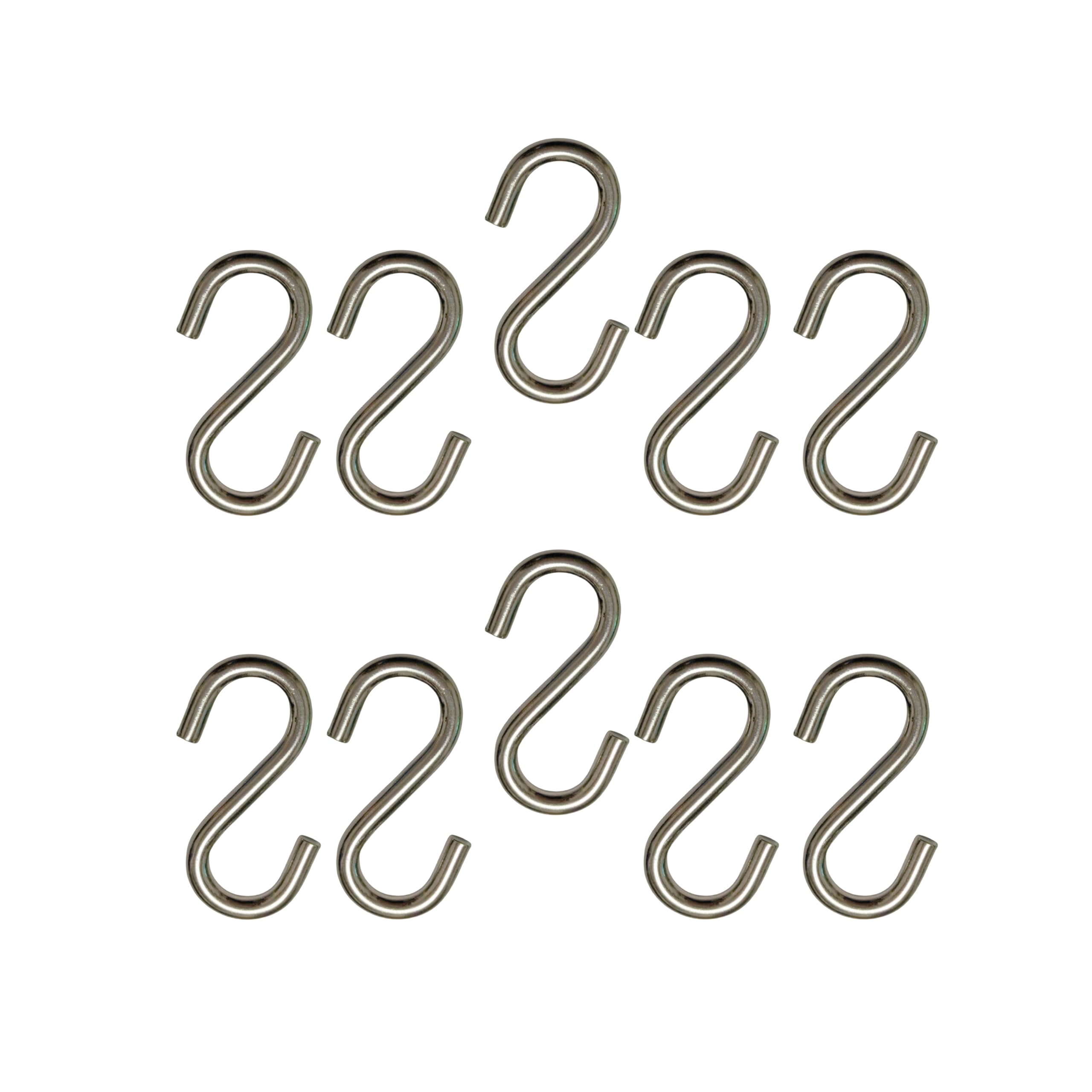 Stainless Steel S Hooks - 6 Pack -11