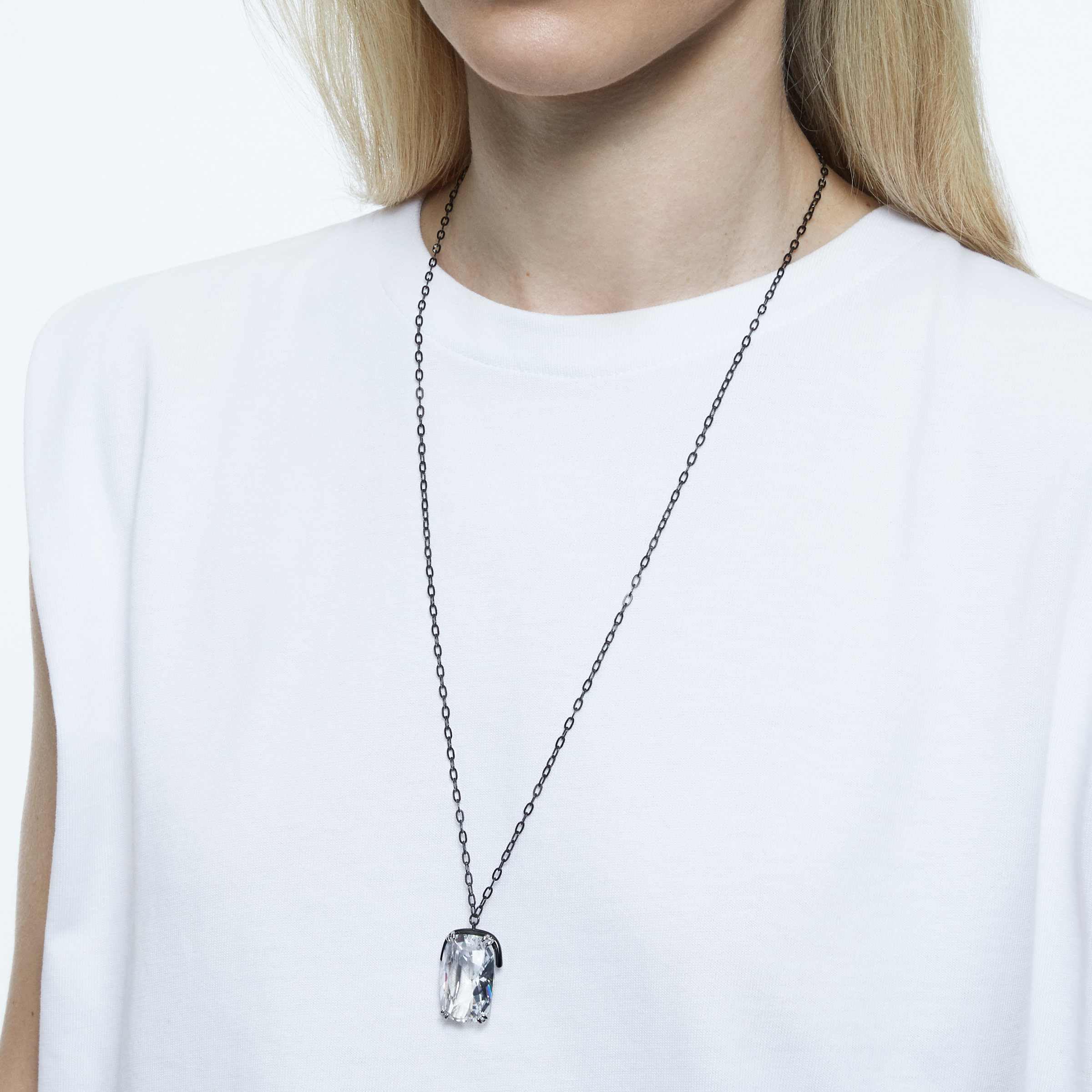 Swarovski Harmonia collana, orecchini e bracciale collezione di gioielli di cristallo, cristalli trasparenti