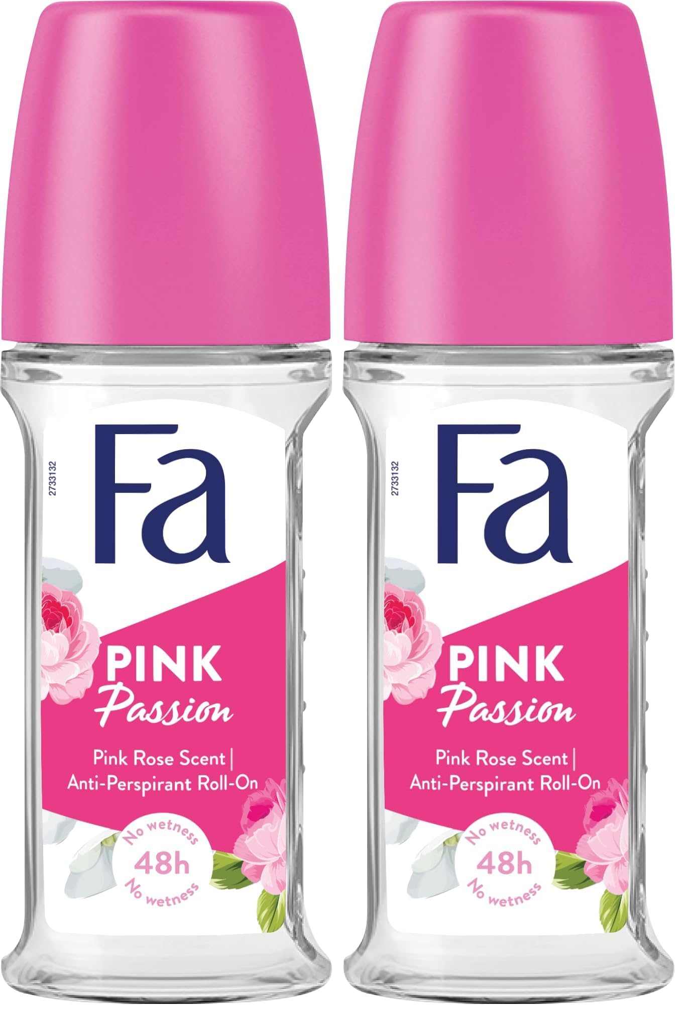 Fa Pink Passion Çiçeksi Kokulu Kadın Roll-On 50 ml 1 Adet 2li paket