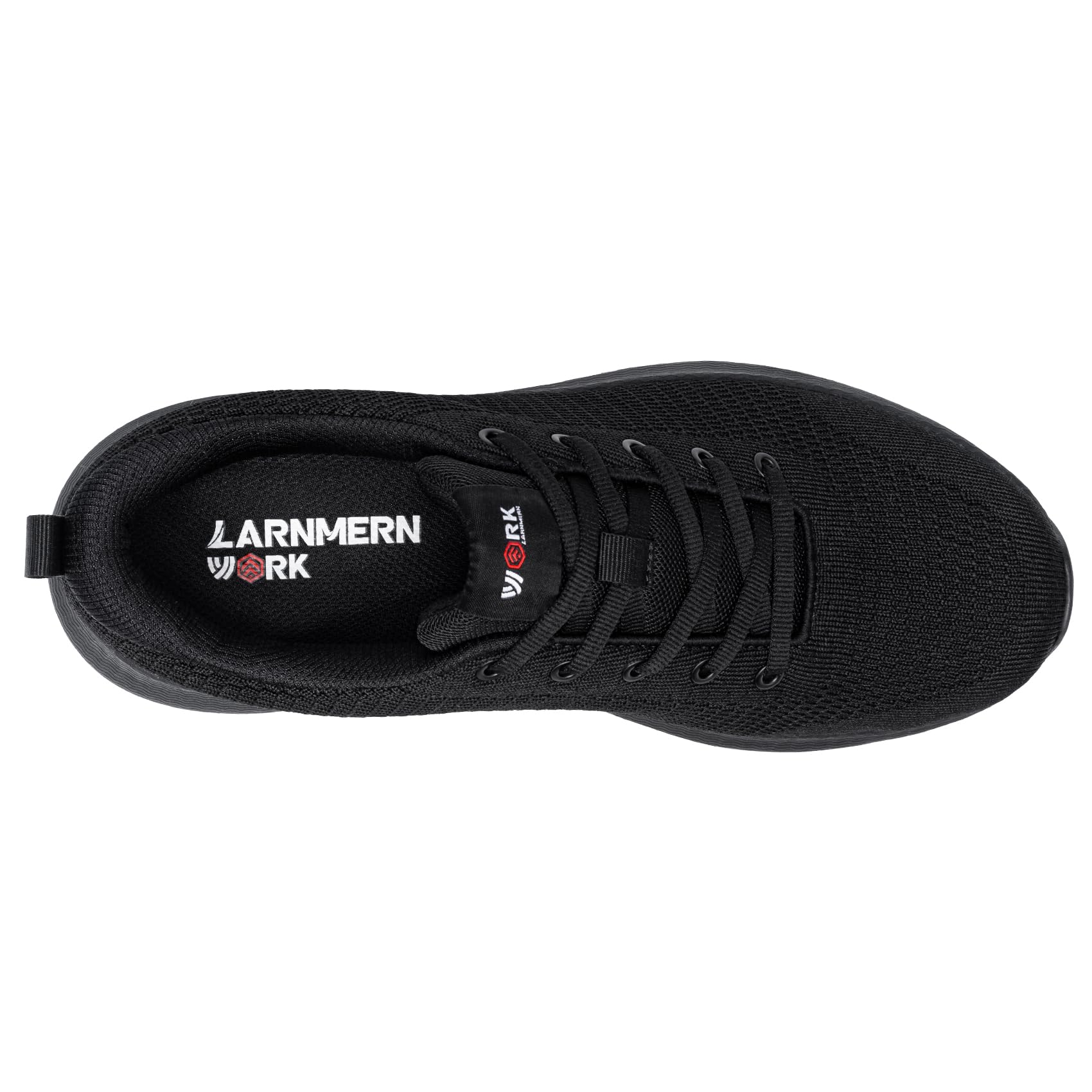 LARNMERN Zapatos de Cocina Impermeables Zapatillas Running Hombre Zapatillas de Cocina Antideslizante Hombre Hosteleria Casual Sneakers Sin Puntera,Negro 41 EU