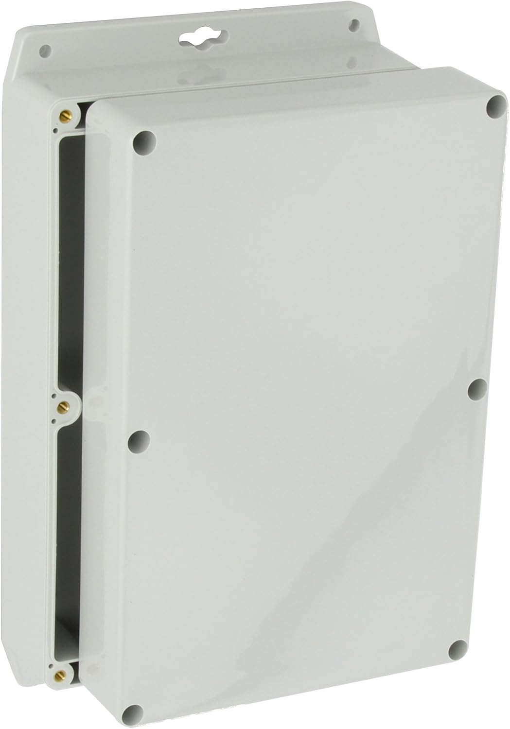 BUD Industries PN-1329-MB Polycarbonate NEMA 4X Box 8.75" L x 5.75" W x 2.95" H, Gray