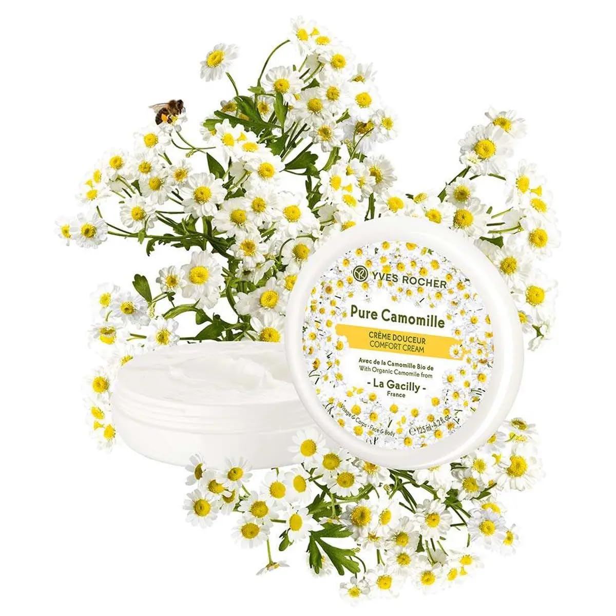 Yves Rocher PURE CALENDULA Regenerating Day & Night Cream Moisturizer 50ml - Image 2