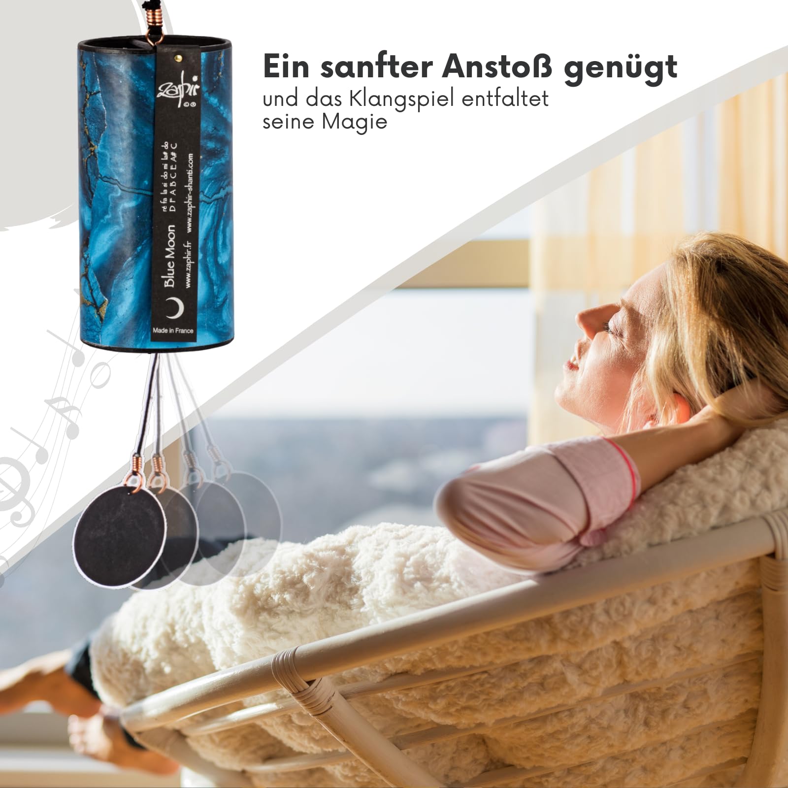 Zaphir Klangspiel Blue Moon | Winter | mit Geschenkverpackung | Geschenkbox | Shanti