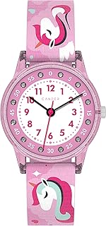 MNA 4030 E - Reloj de pulsera para niños, resistente al agua, 3 ATM, reloj de pulsera analógico para niños y niñas, color rosa, Correa