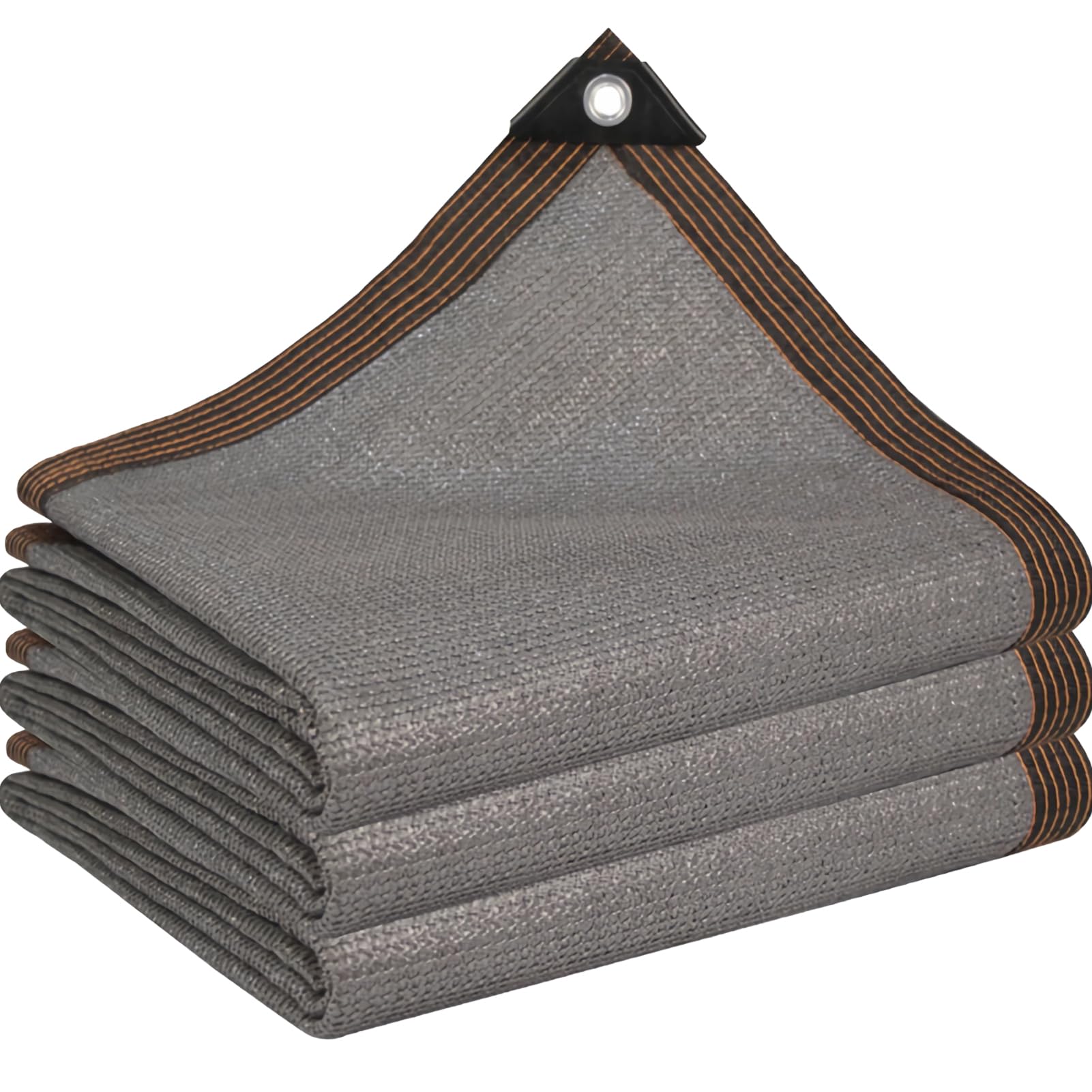 KLGFBDC Beige Shade Cloth with Grommets 85% Sun Shade Sail Breathable Outdoor Waterproof Shade Sail for Greenhouse Balcony Patio Pergola 5X9m Shade Cloth
