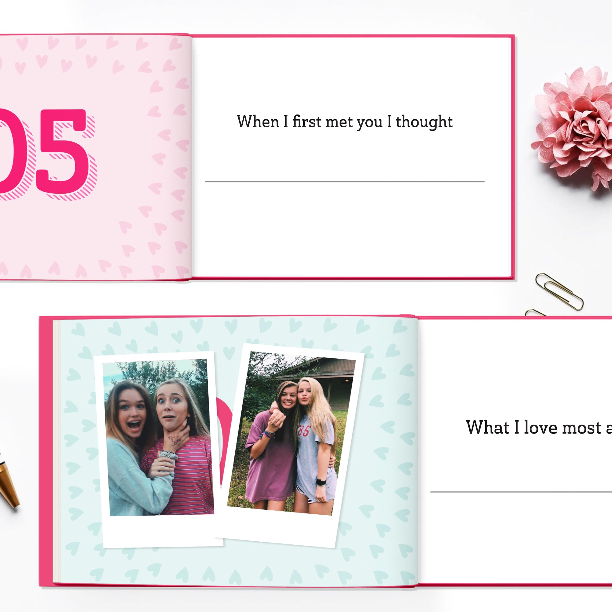Livre « Why You Are My Bestie » – Cadeau unique pour femme, cadeau d'amitié pour femme, cadeau d'anniversaire – Cadeau de Noël personnalisé pour les meilleures amies