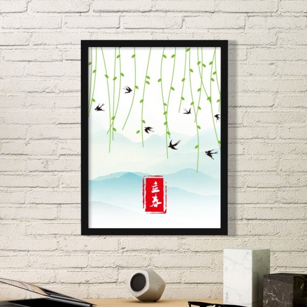 Peinture cadre photo en bois noir pour sublimer l'art solaire