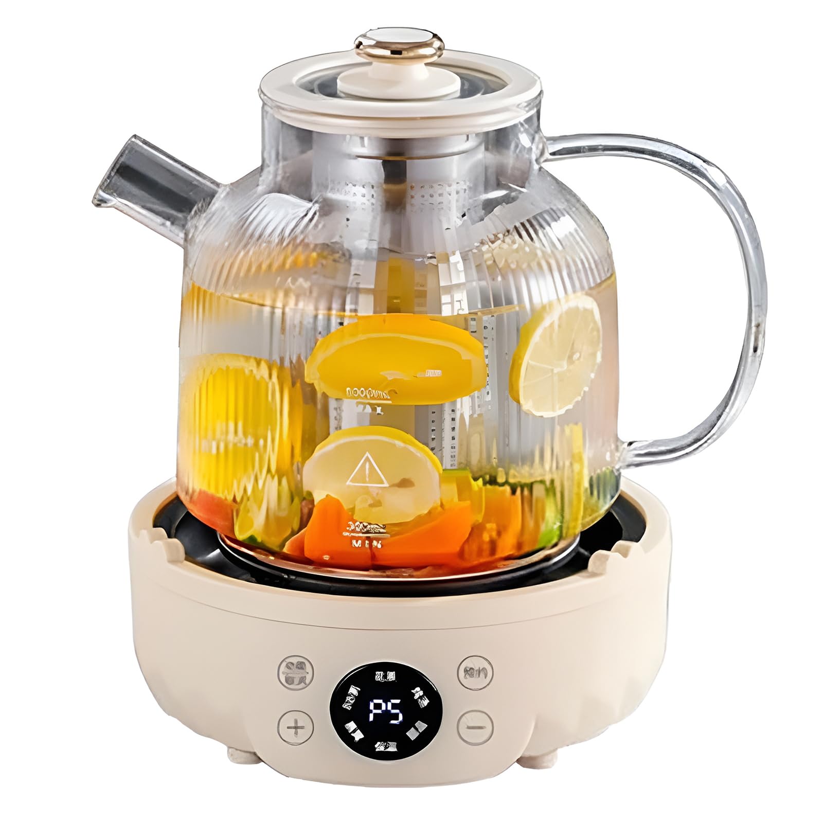Bouilloire électrique en verre 1,8 L avec infuseur et écran tactile smart touch