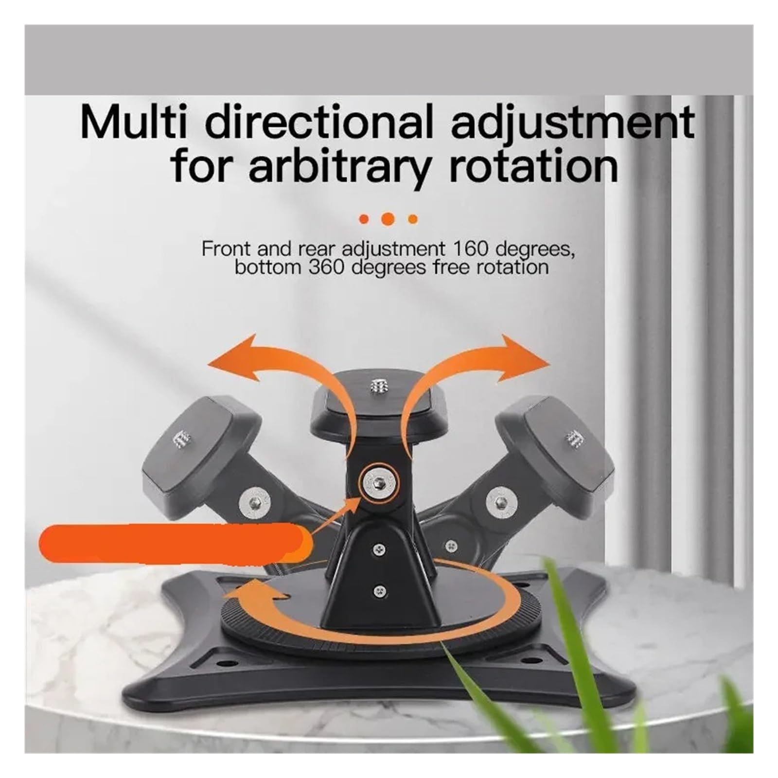 Soporte de Escritorio del cardán proyector Funcional Multi Que Levanta la rotación montada en Pared 360 ​​Grados(Black)