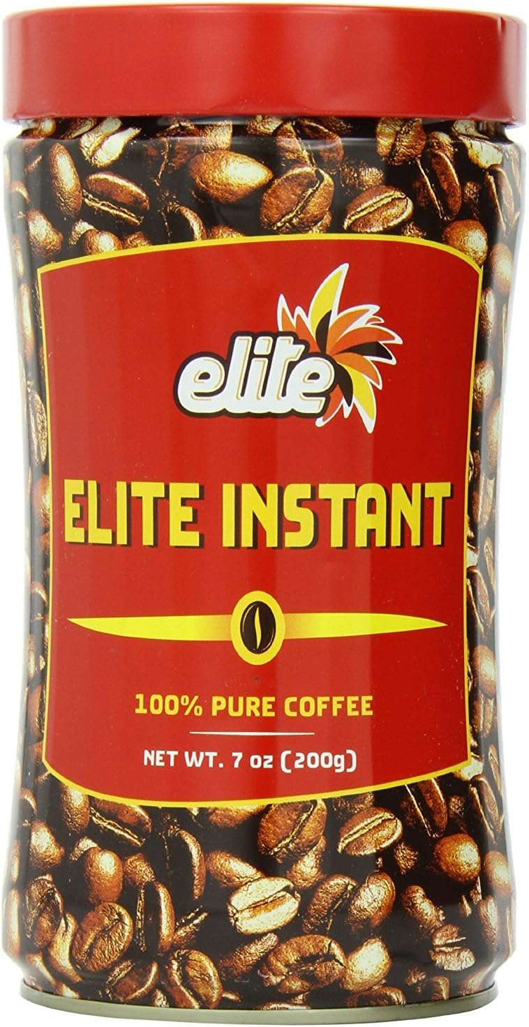 Elite Coffee Instant Tin, 7-Ounce Tins (Pack of 2)