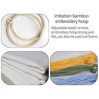 小物 miyu Amazon | MiYU 刺繍キット 初心者 セット 花 刺しゅうキット