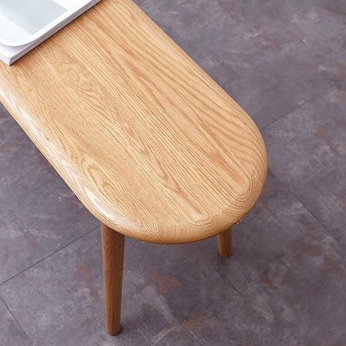 Miniatura 5 de Banco de comedor de madera de roble macizo para cocina, comedor, asientos de sala de estar, juegos de mesa y sillas, muebles de dormitorio y