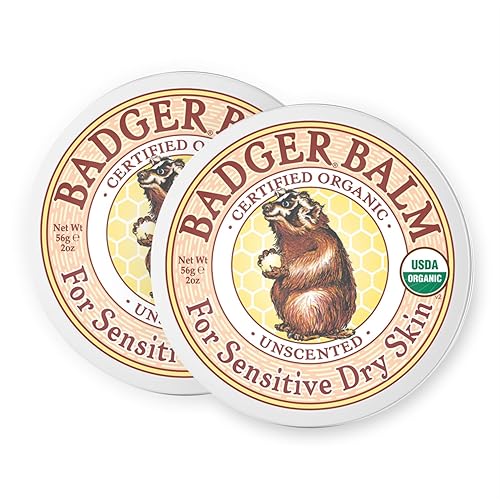 Miniatura 9 de Badger - Bálsamo para piel seca sin perfume, bálsamo para piel sensible, bálsamo hidratante para piel seca y agrietada, bálsamo sin perfume, bálsamo