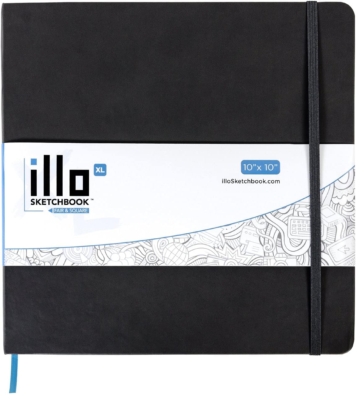 illo Sketchbook, Extra Large, Square, Sketch Book, 10x10, Premium,122lb