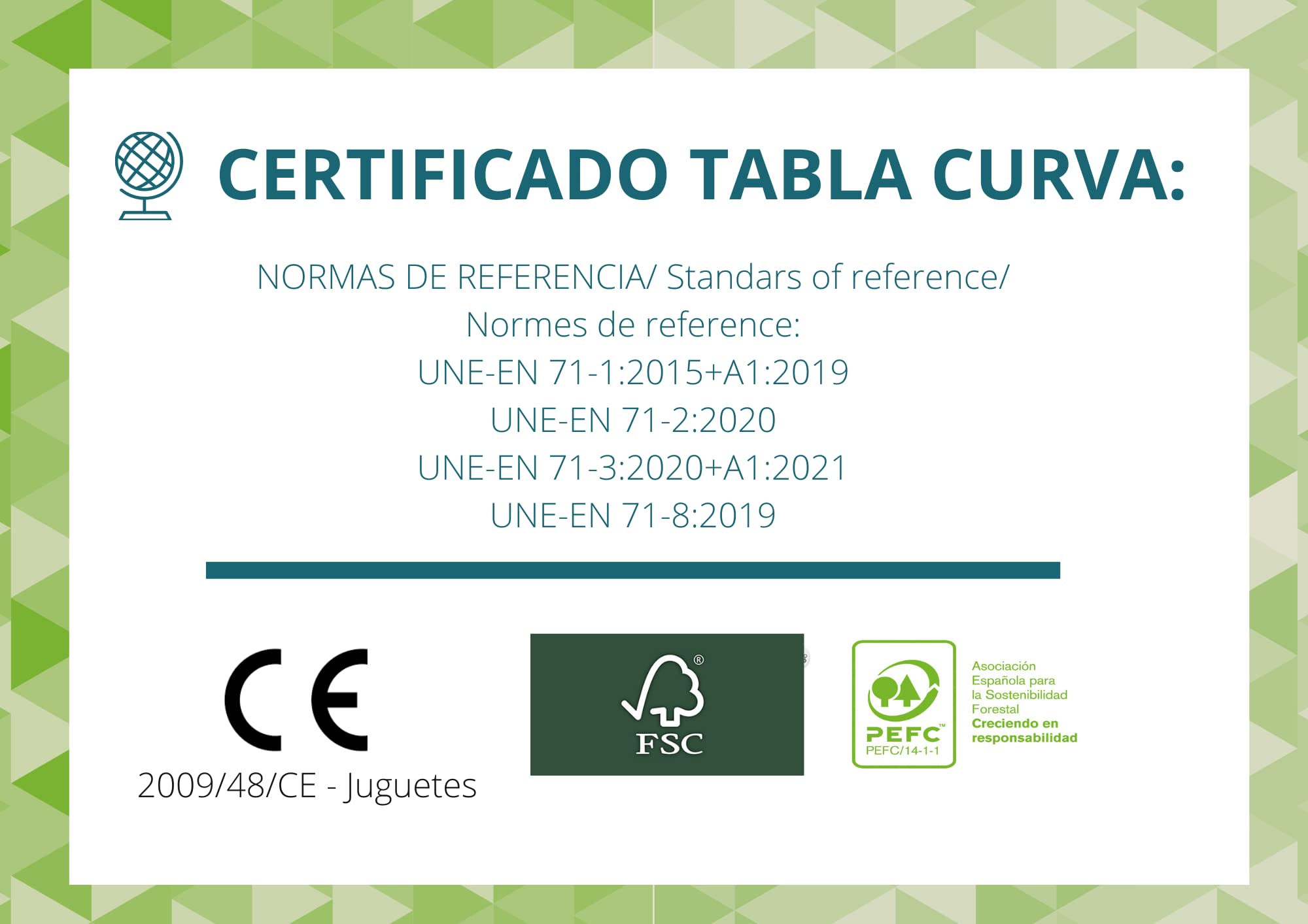 TWR® Tabla Curva Montessori de Madera con Certificado CE - Talla L de 95 x 32 cm -Tabla Equilibrio-Fabricada en España-Natural o Barnizada