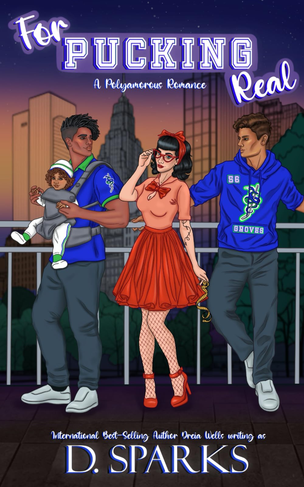 For Pucking Real: A Polyamorous Romance (The Seattle Vipers Series)