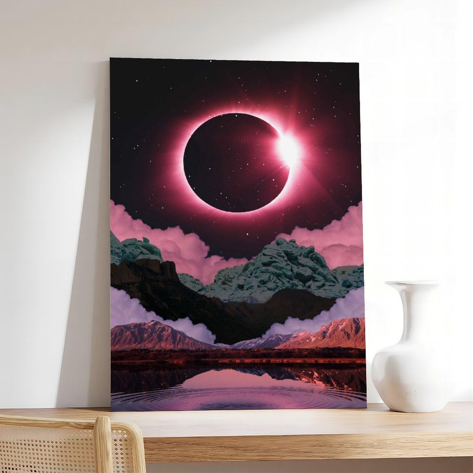 Surreal Mountain Art Print Poster su tela per dormitorio decorazione regalo