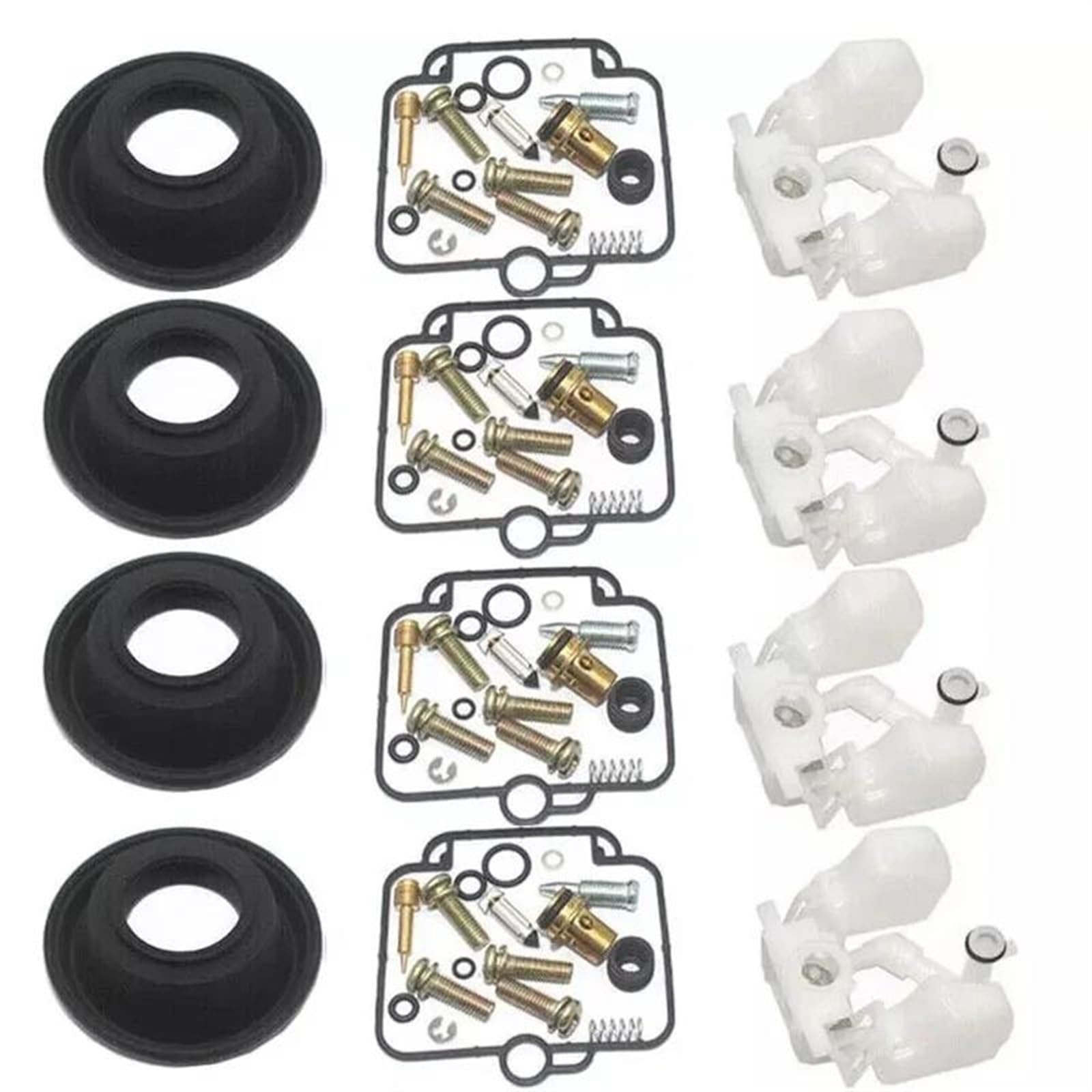 KJHOPY Carburetor parts Motorcycle Carb Repair Kit For Suzuki GSX600F GSX600 1990-1996 For Katana Carburetor Repair Kit Float Diaphragm