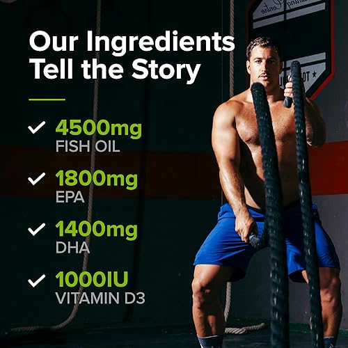 Miniatura 6 de Aceite de pescado de limón Super Omega 3  vitamina D de SFH  Altamente concentrado 3900 mg Omega 3  1000 IUs Vitamina D3  Abadejo de Alaska de