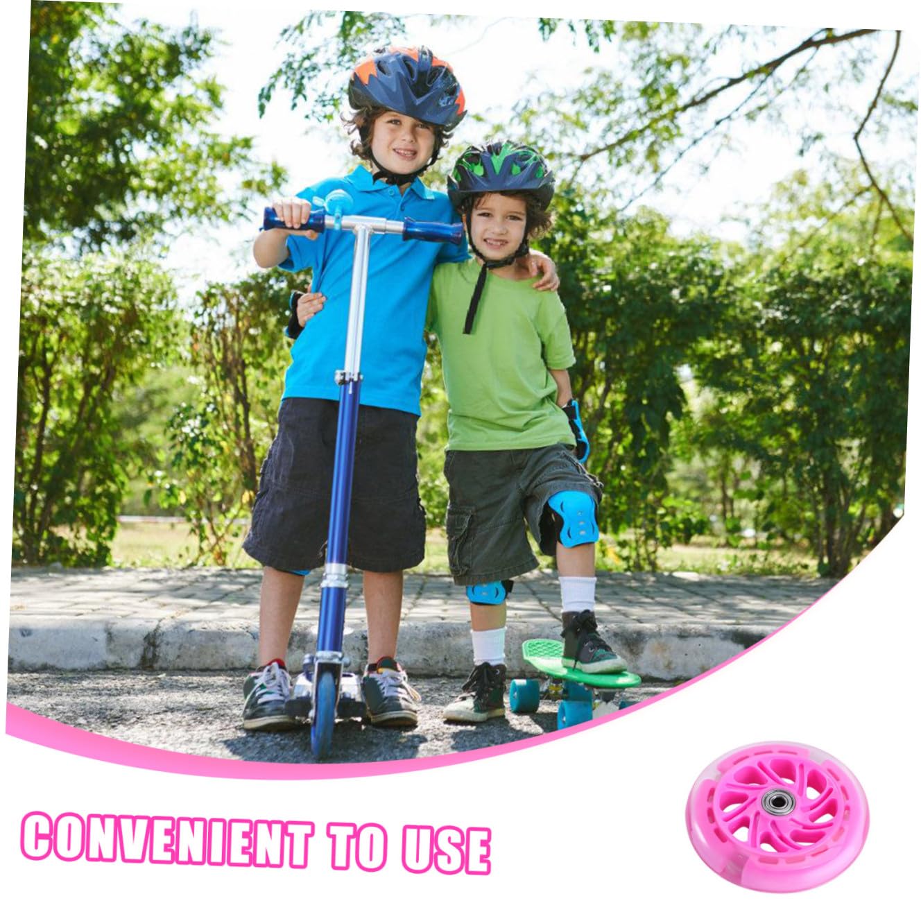 Ruedas de Patinete 2, de Pu Alta Elasticidad