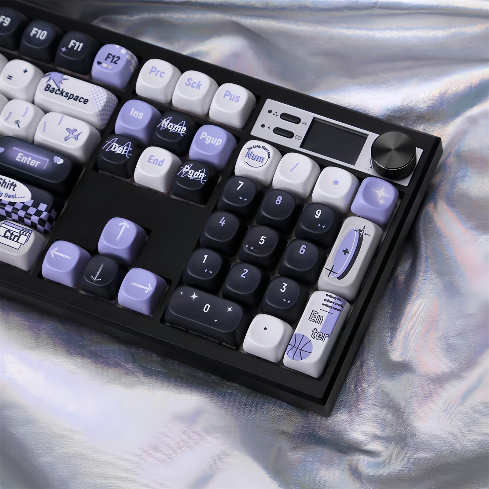 Amazon | ZMX GMK104 メカニカルキーボードキット スクリーン&ノブ付き