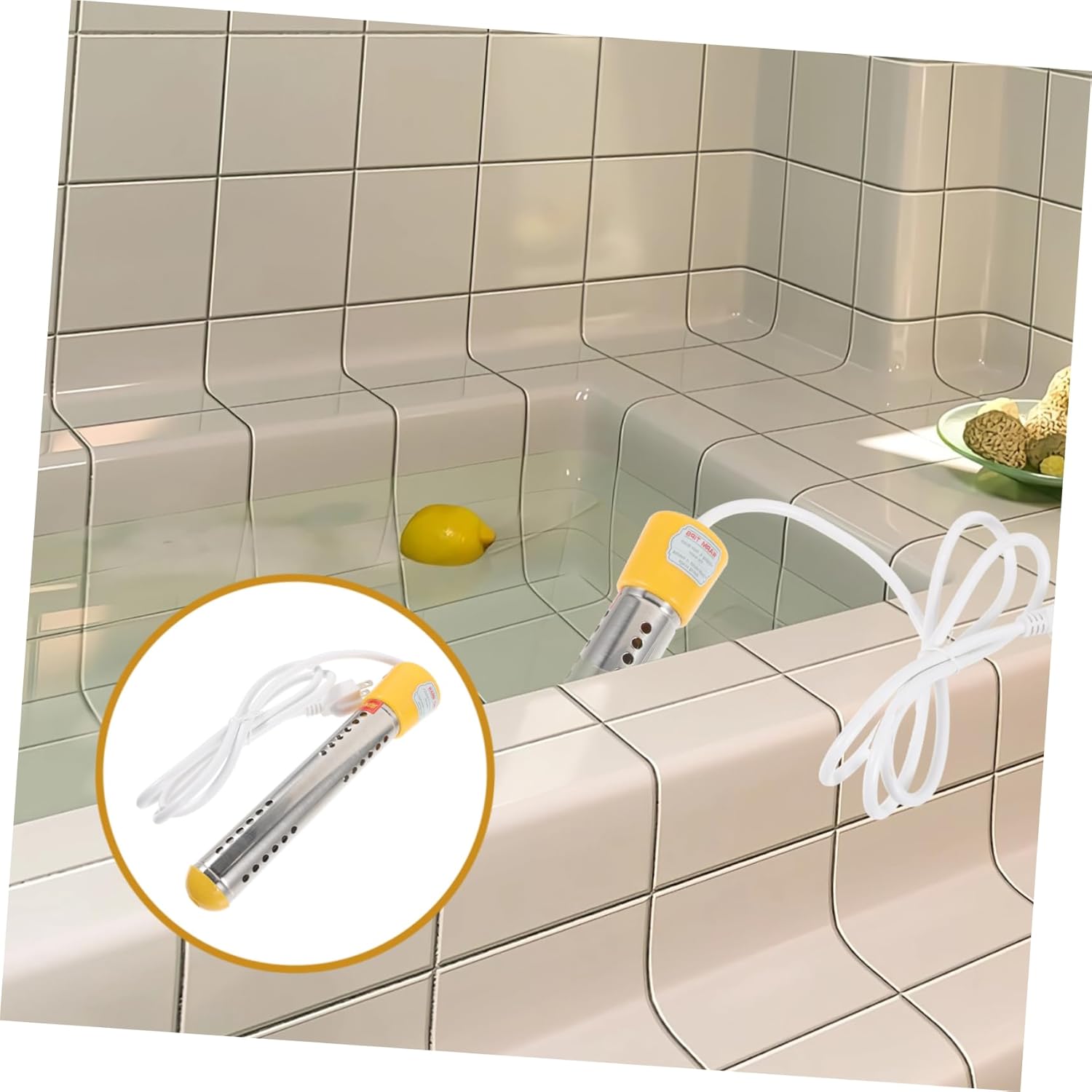 Heater Portable Pool Heater for Inflatable Pools Stainless Steel Cover Us Plug Practical Warmer Cost Water Warmer for Tub