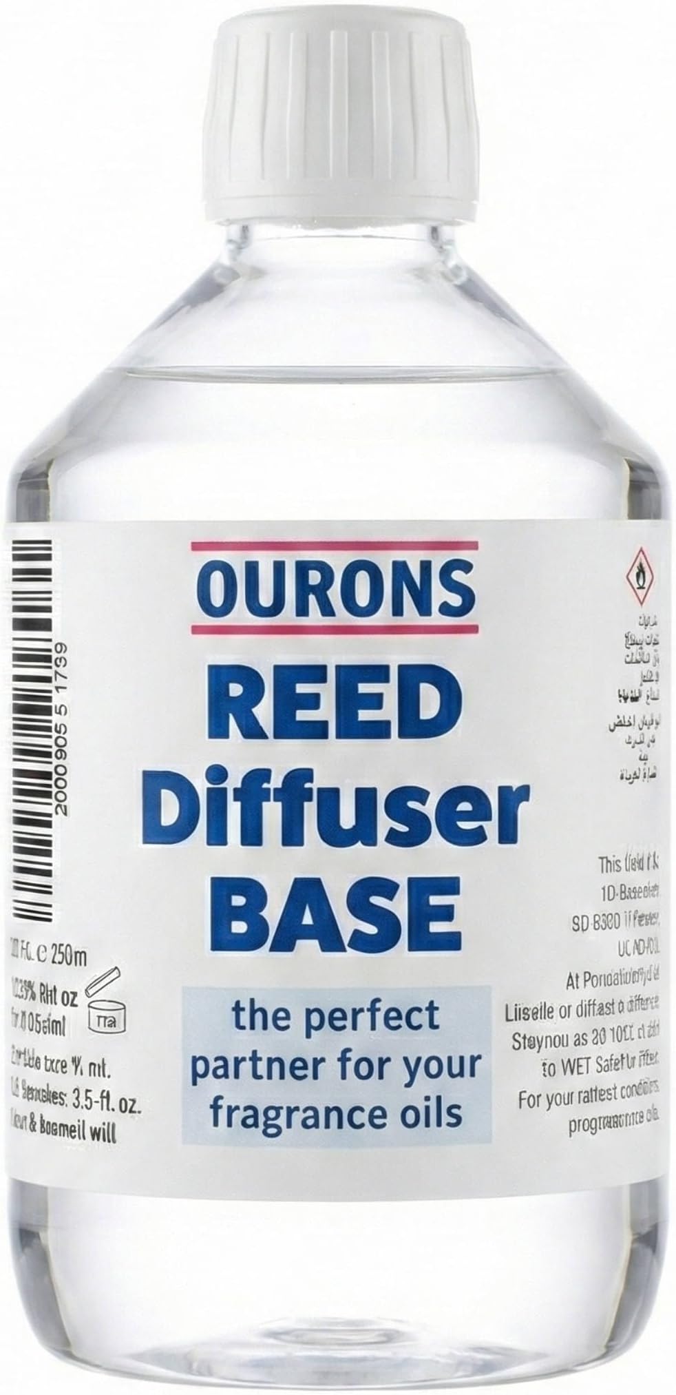 500ml Ourons Reed Diffuser Base - Create custom reed diffusers & room sprays
