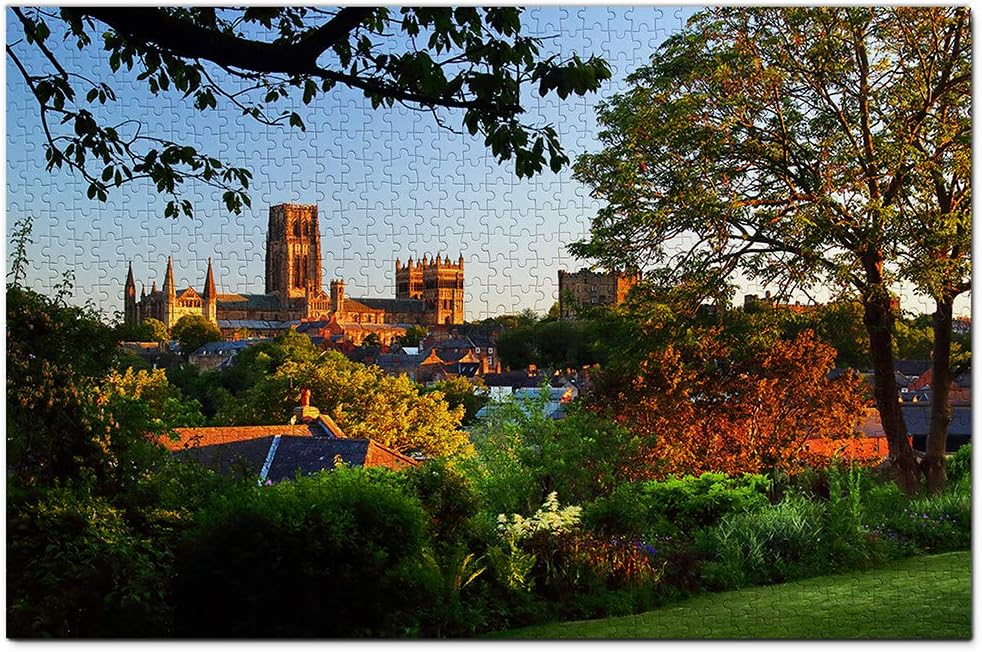 UK England Durham Cathedral Jigsaw Puzzle 1000 Piece Travel Souvenir Wooden