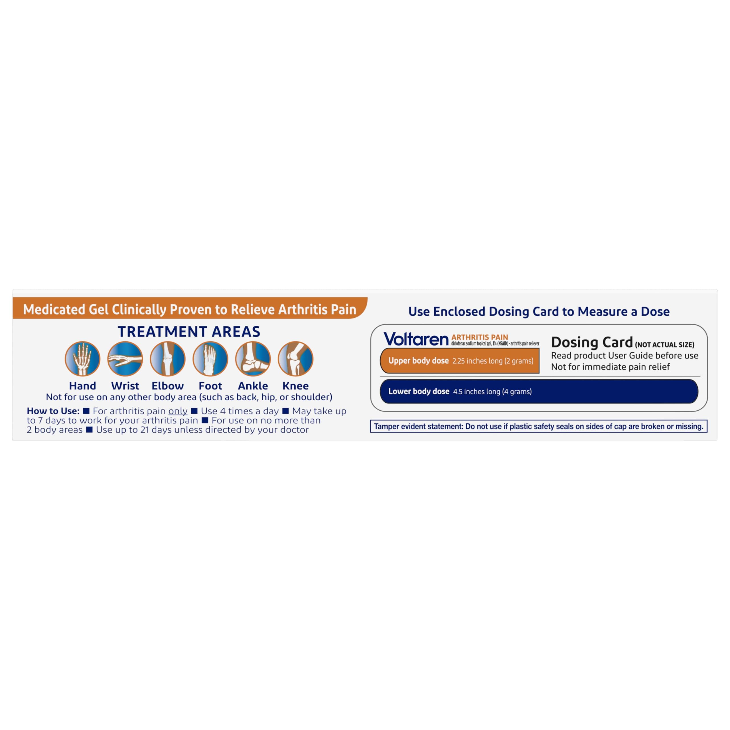 Voltaren Arthritis Pain Gel, Diclofenac Pain Relief Cream, 150 g — Amazon image 13