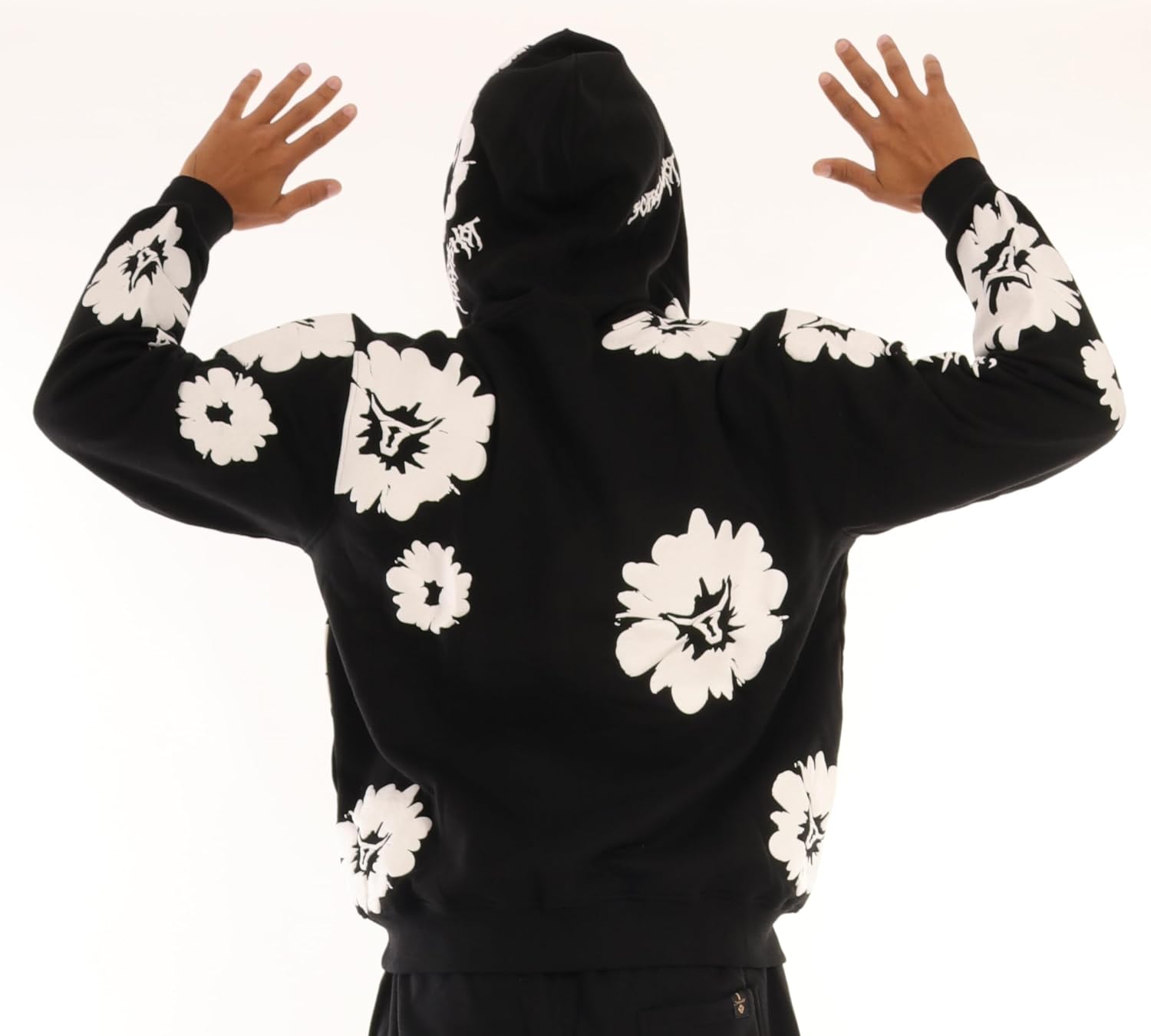 SCREENSHOT-FLEECE HOODIE 5202 Mens Urban Streetwear NYC Graffiti Oversize Fit Fleece Sweatshirt Hoodie - Image 4