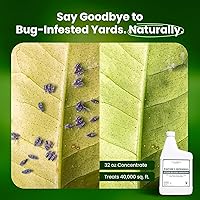 Vista 7 de Nature's Defender - Concentrado de césped y jardín, control de plagas totalmente natural para espacios al aire libre, fabricado con aceite de madera