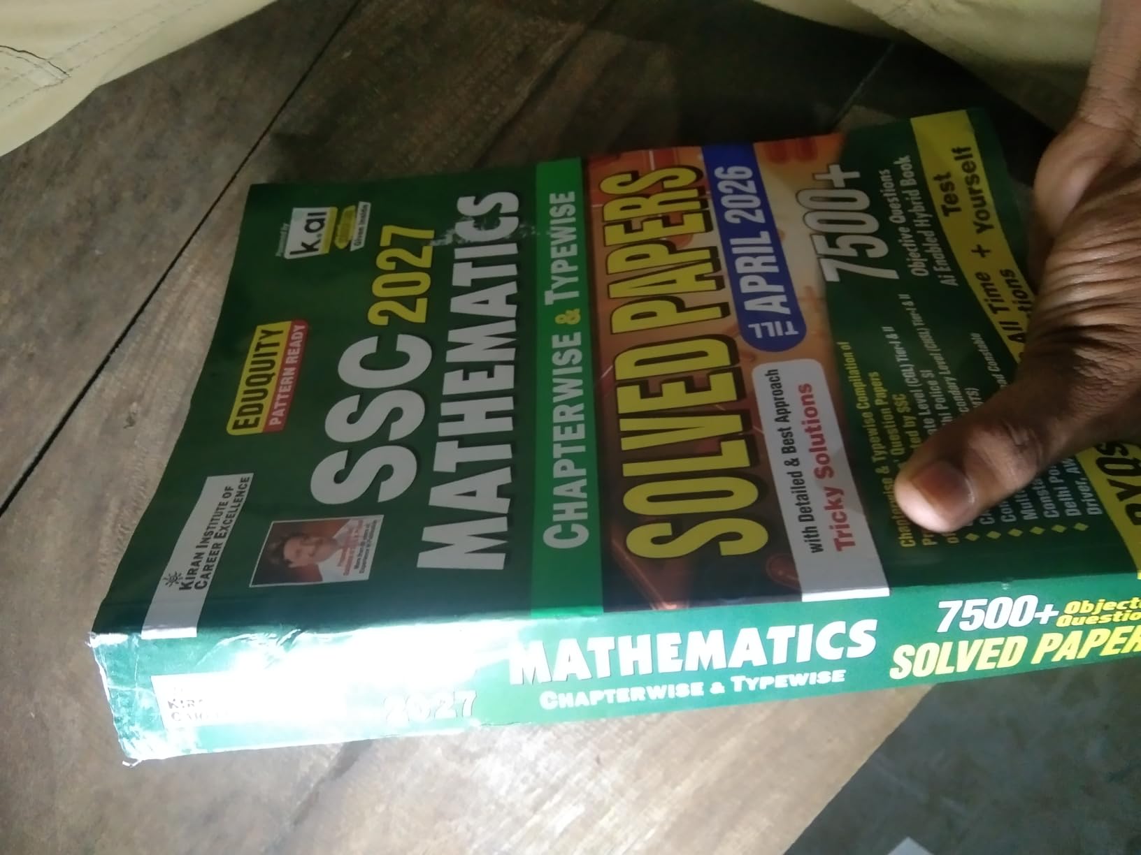Buy Kiran SSC 2027 Mathematics Chapterwise & Typewise Solved Papers ...