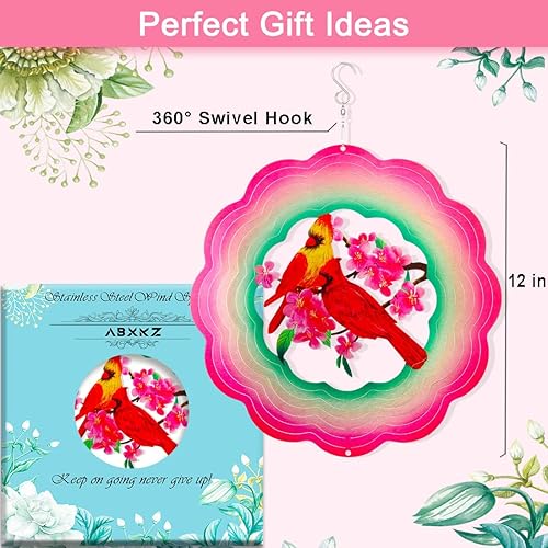 Miniatura 6 de Disco Ball Motor  Cardinal Wind Spinner 1200mAh Battery Operated Rotating Wind Spinner Motor with Remote 3 Speed  Timing Rechargeable Mobile Motor