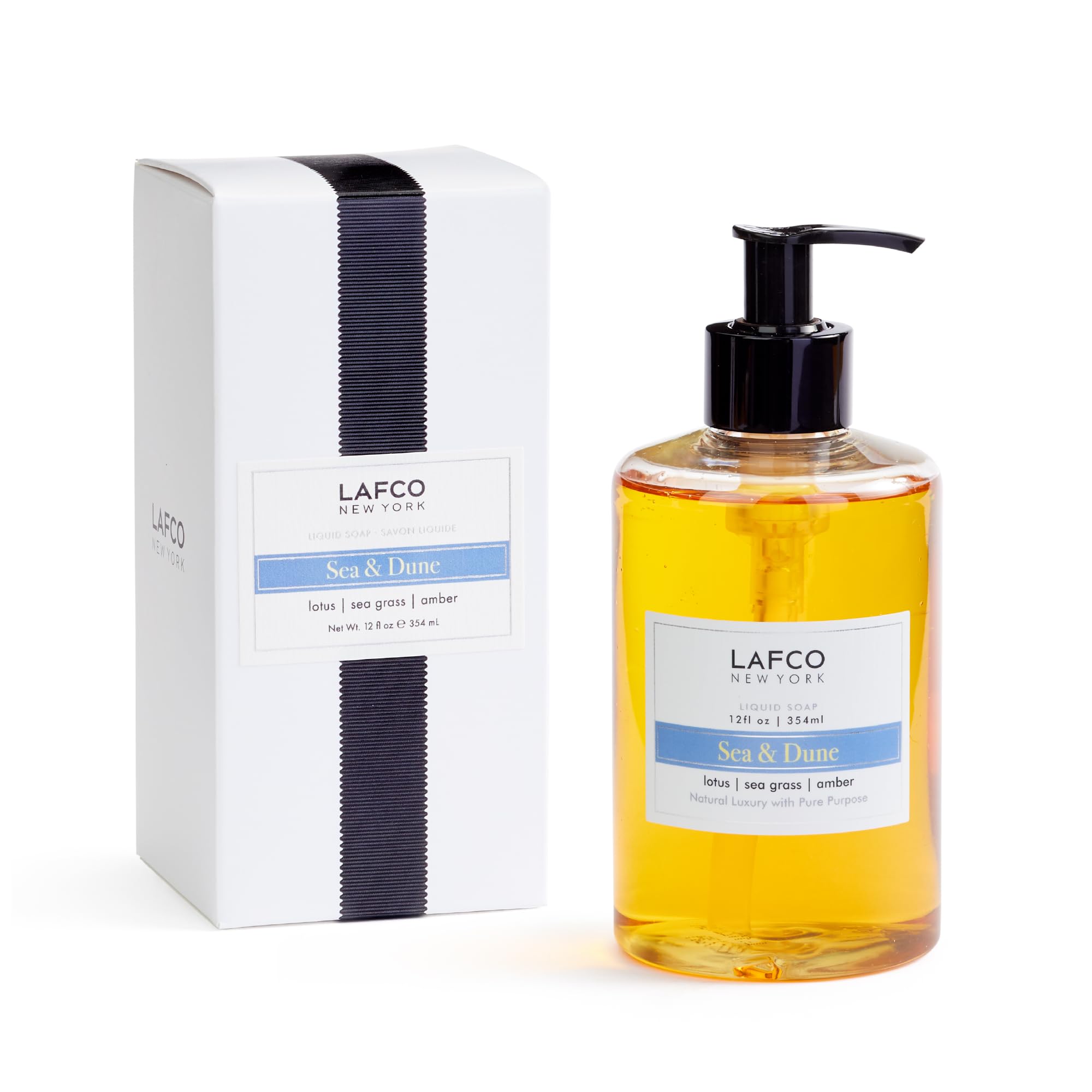 LAFCO New York Liquid Soap Sea Dune - 12 oz - Regenerates Protects Moisturizes - All Skin Types