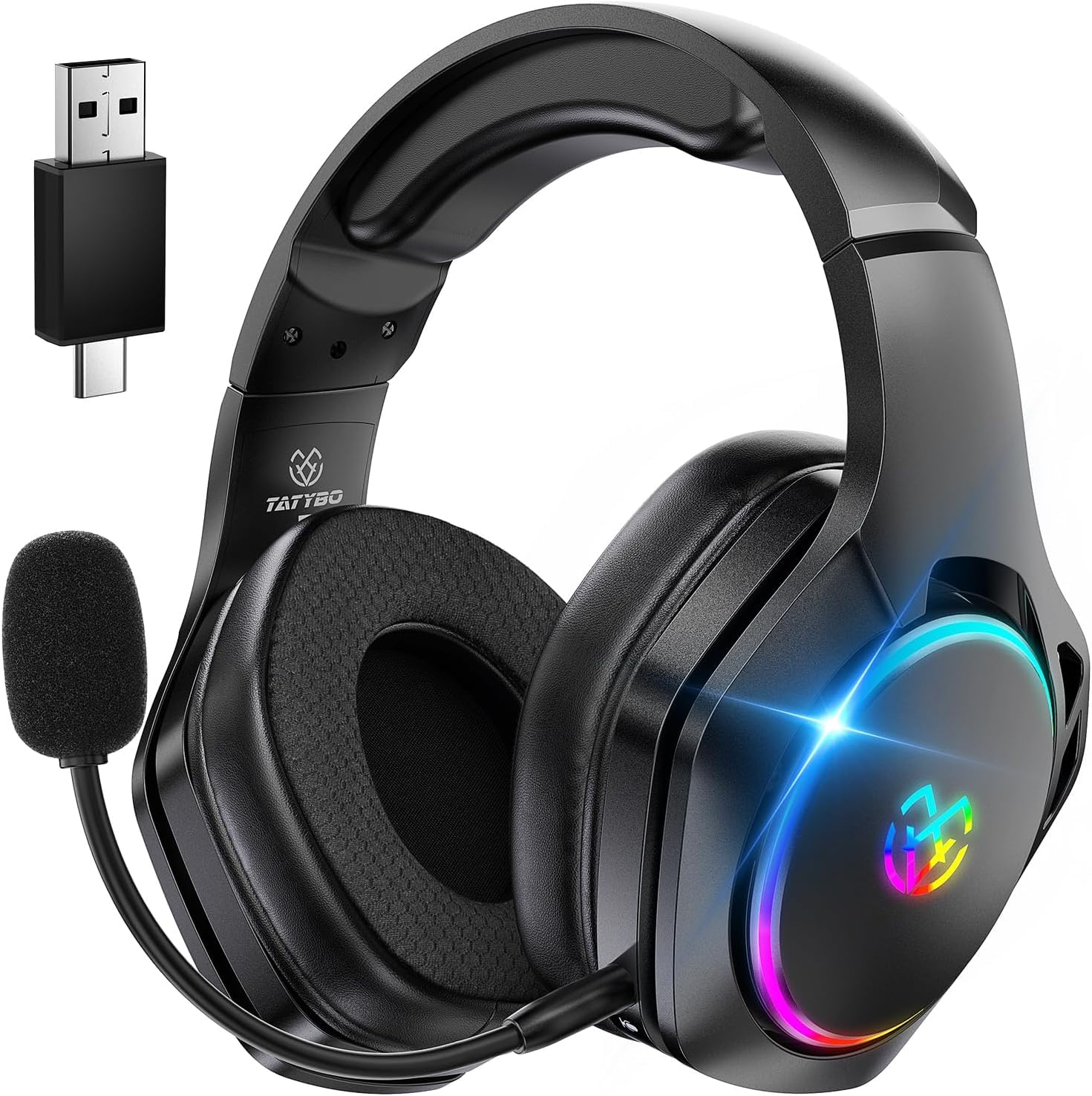 Amazon.co.jp: Tatybo ゲーミングヘッドセット ゲーミング