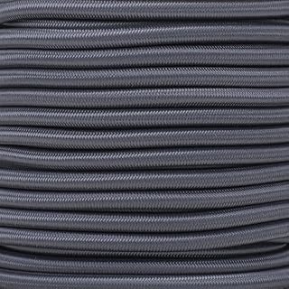 West Coast Paracord Bungee Elastic Nylon Shock Cord (1/4 Inch x 10 Feet, Charcoal Gray)
