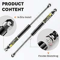 Vista 5 de Conjunto de soportes de elevación para el cofre delantero con amortiguadores para Chevrolet Chevy Camaro 1982-1992, Pontiac Firebird 1982-1992