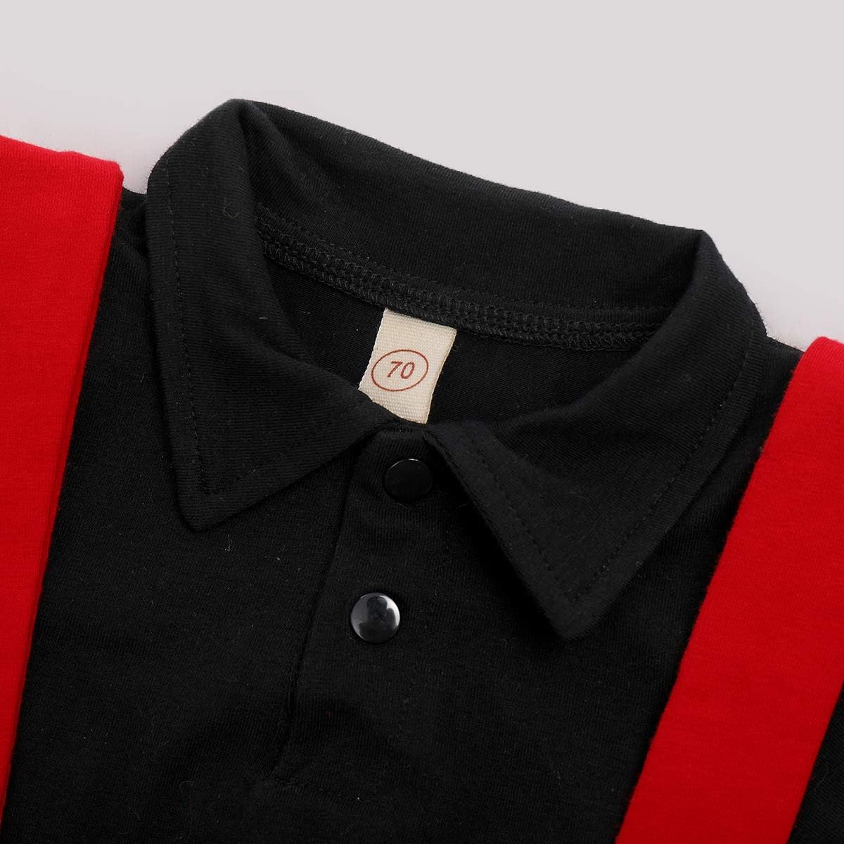 IMEKIS Toddler Baby Boys Red Outfit Bowtie Romper Overalls Shorts 1st Birthday Cake Smash Photo Shoot Clothes - Image 5