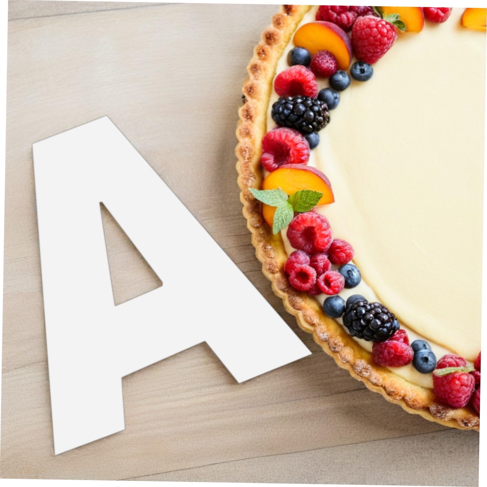 Plantillas para Tartas Números y Letras de 37 Piezas en Forma de Corazón, Molde de Pastel DIY de 12 Pulgadas, Material Pet para Decoración de Pasteles Caseros y Repostería