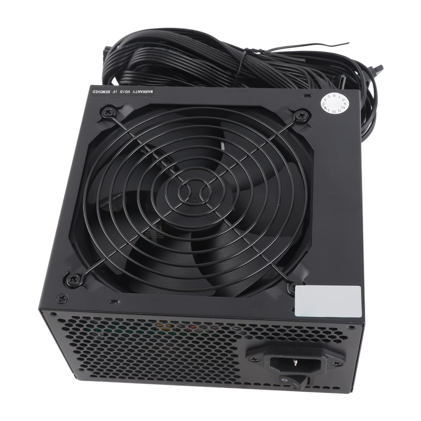 550W Alimentatore Gaming, Ventola Silenziosa con Arresto Automatico