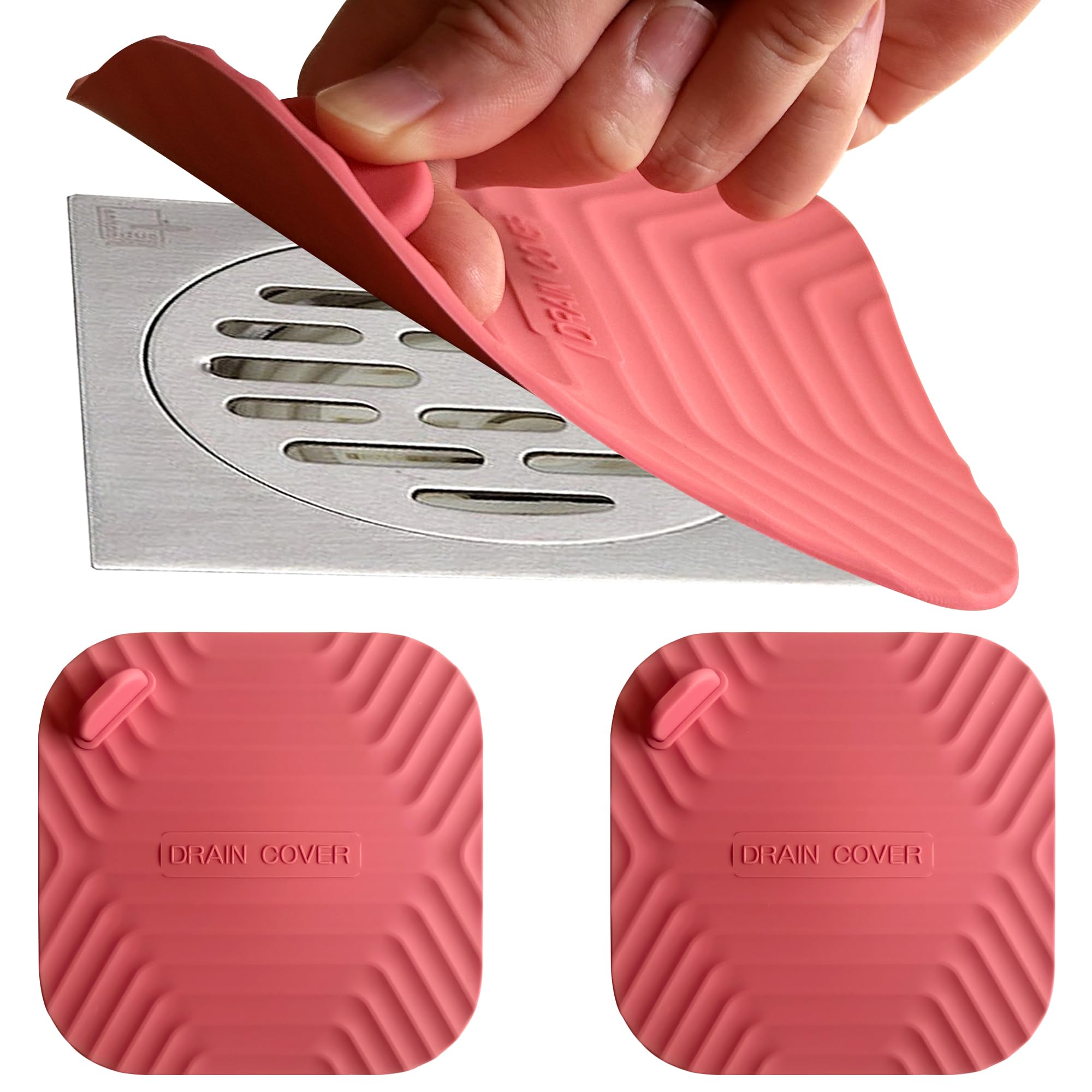 Blue Shower Drain Cover - Clog Prevention -9