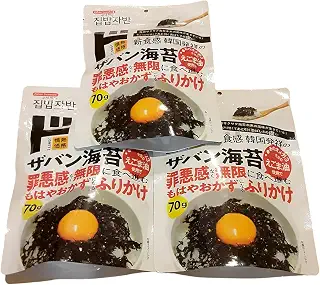 ドン・キホーテ ザバン海苔 70ｇ×３袋セット 味付けふりかけ ドンキ 韓国海苔 (３袋)