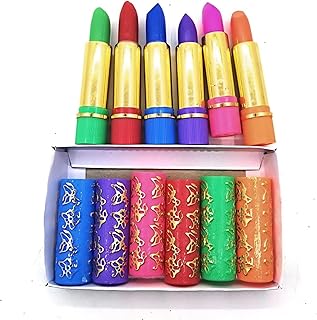 Juego de 6 lápices labiales que cambian de co...